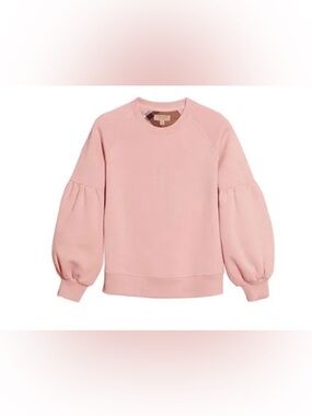 Burberry London England balloon sleeve crewneck sweatshirt